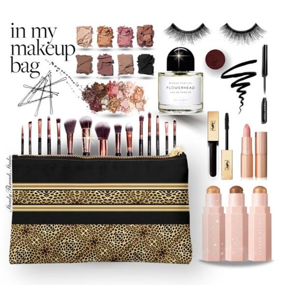 Animal Print 12x8 Cosmetic, Toiletry Handbag Pouch - Picture 4 of 5